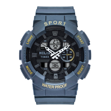 Helix By Timex Round 50mm Black Dial Ana Digital Men Watch - TWESK7503T
