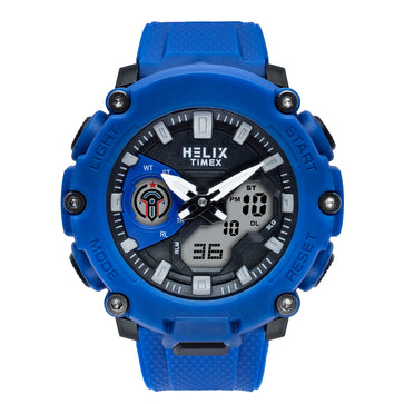 Helix By Timex Round 52mm Black Dial Ana Digital Men Watch - TWESK7601T