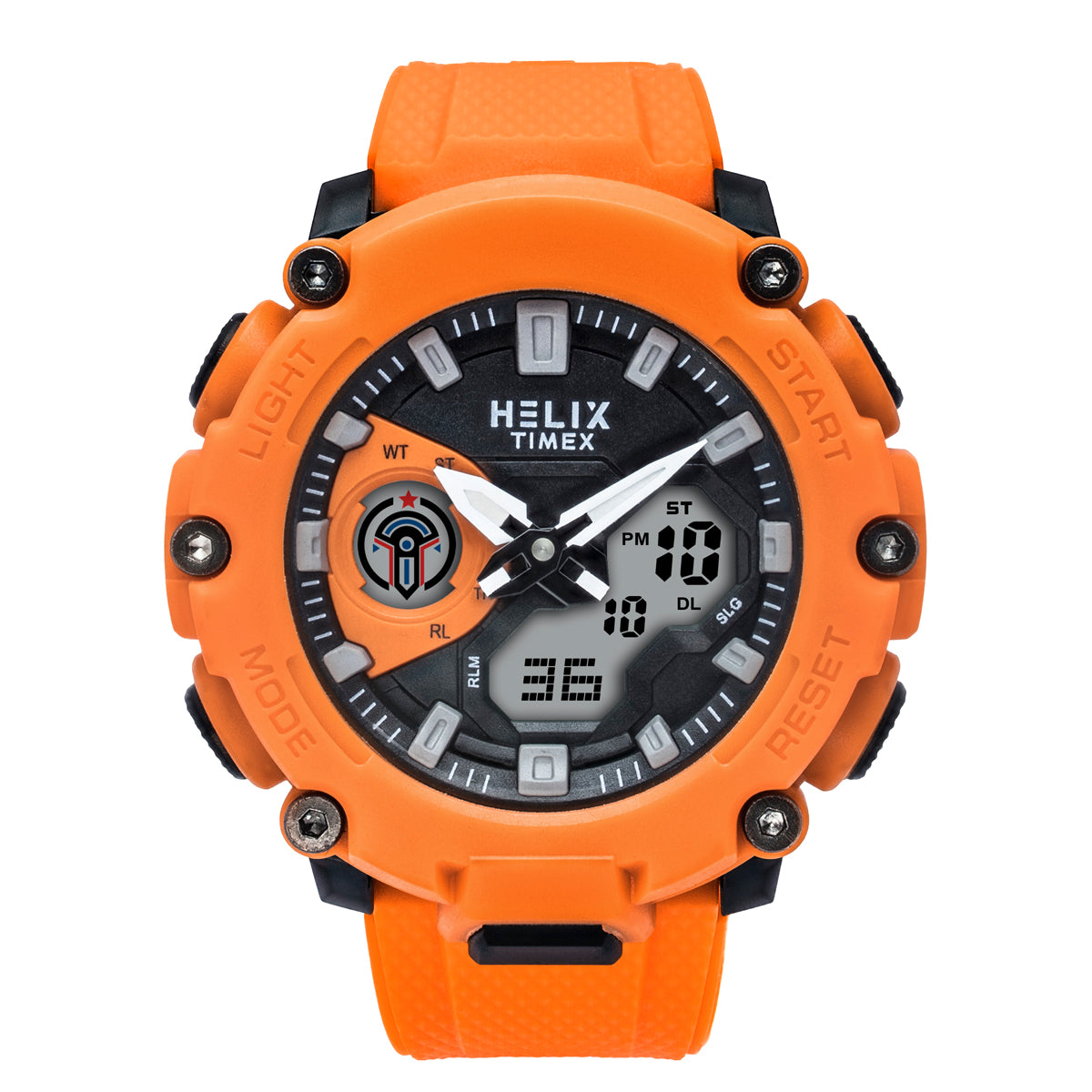 Helix By Timex Round 52mm Black Dial Ana Digital Men Watch - TWESK7602T