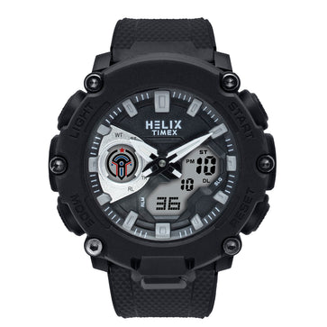 Helix By Timex Round 52mm Black Dial Ana Digital Men Watch - TWESK7603T