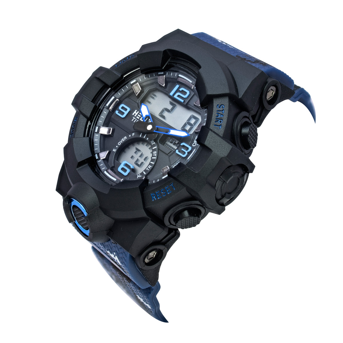 Helix By Timex Round 53mm Black Dial Ana Digital Men Watch - TWESK7700T