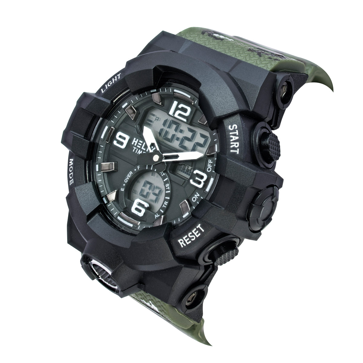 Helix By Timex Round 53mm Black Dial Ana Digital Men Watch - TWESK7701T