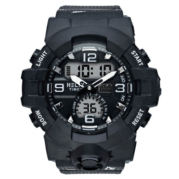 Helix By Timex Round 53mm Black Dial Ana Digital Men Watch - TWESK7702T