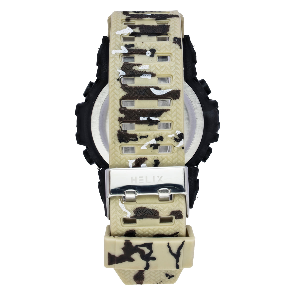 Helix By Timex Round 53mm Black Dial Ana Digital Men Watch - TWESK7703T