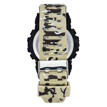 Helix By Timex Round 53mm Black Dial Ana Digital Men Watch - TWESK7703T