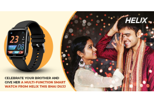 Helix: Celebrate your brother and give him a multi-function smartwatch from Helix this Bhai Dooj