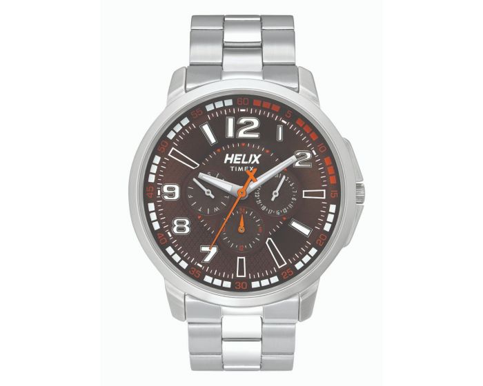 silver oval shaped numbered dial watch with bracelet
