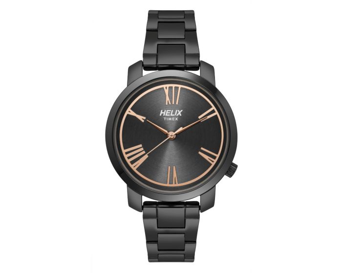 Smart Casual Full Black 36mm Stainless Steel Bracelet Watch-TW032HL23