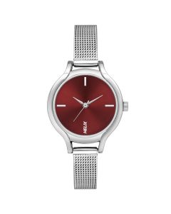 Helix Analog Red Dial Women Watch-TW027HL21