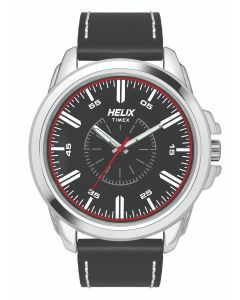 Dailywear casual black watch for men by Helix 
