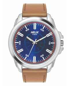 Dailywear Casual Leather Strap Watch by Helix
