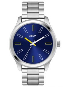 Casual 46mm Stainless Steel Watch For Men - Helix
