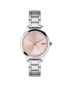 Helix Analog Pink Dial Women Watch-TW049HL08