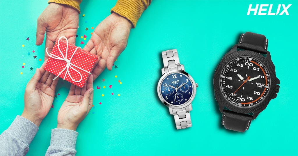 Gift time this friendship day with Helix watches